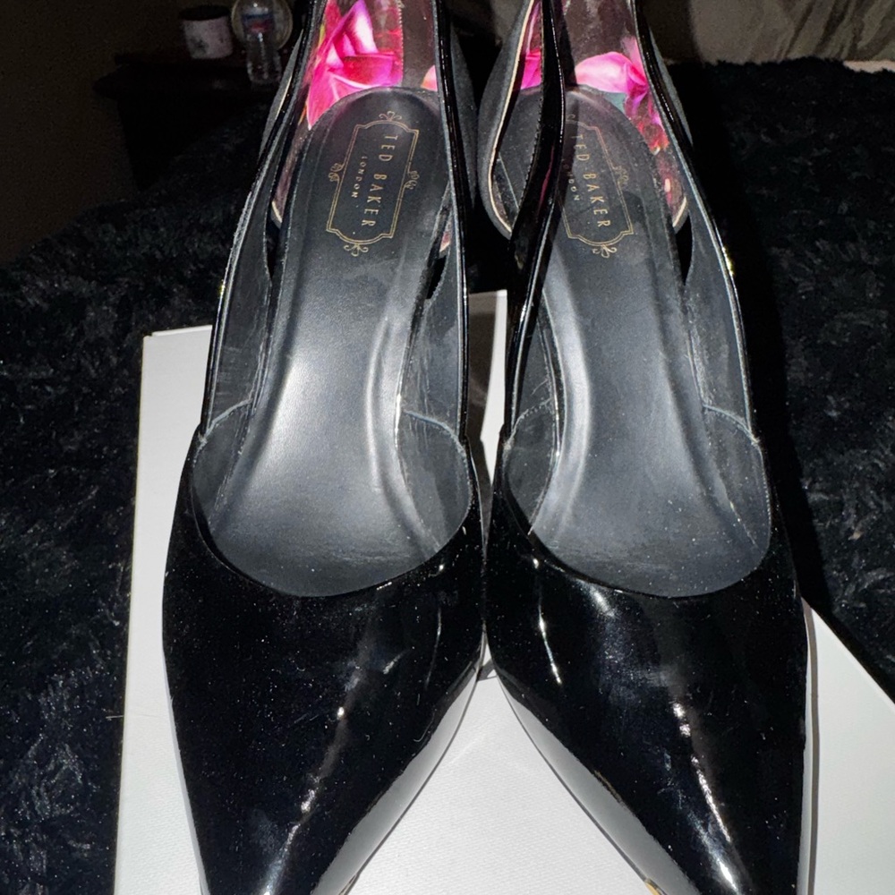 Ted Baker Black Patent Heels
